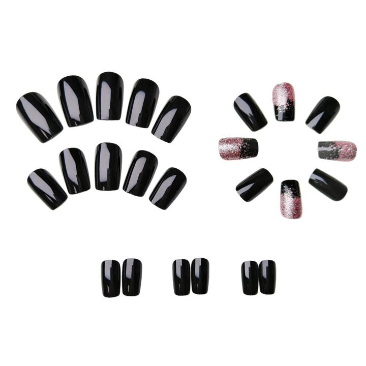 Press-on nails with shimmering ombre effect Stornfield