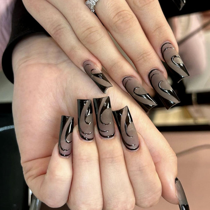 Stylish Abstract 3D Nail Art Extensions Stornfield