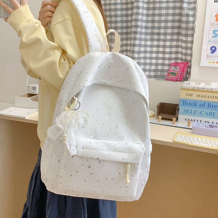 Star-Patterned Trendy Backpack Stornfield