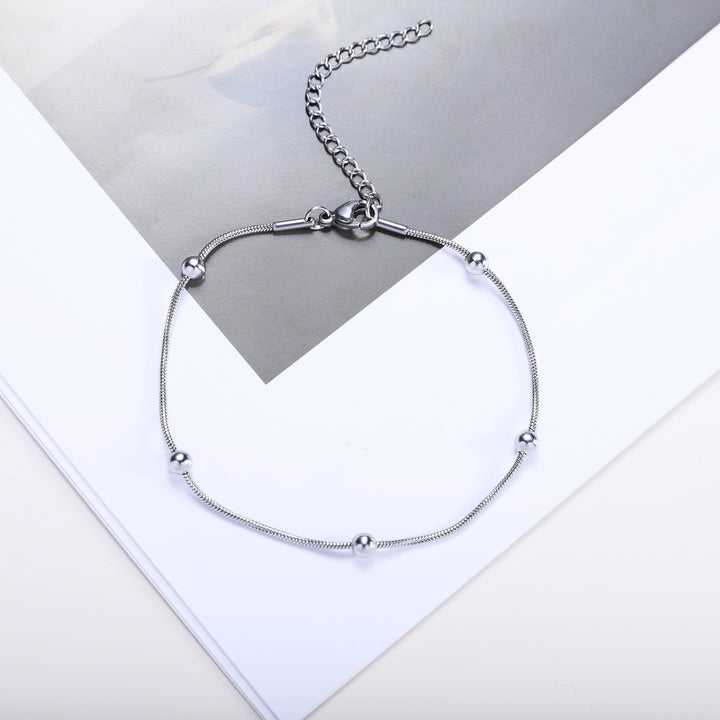 Adjustable Beaded Chain Bracelet Stornfield