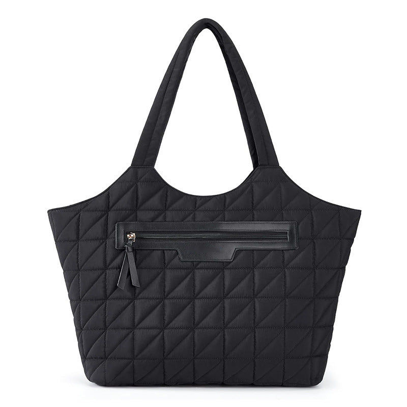 Padded handbag with textured design Stornfield