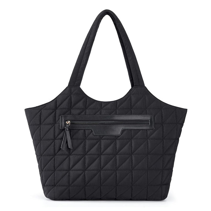 Padded handbag with textured design Stornfield