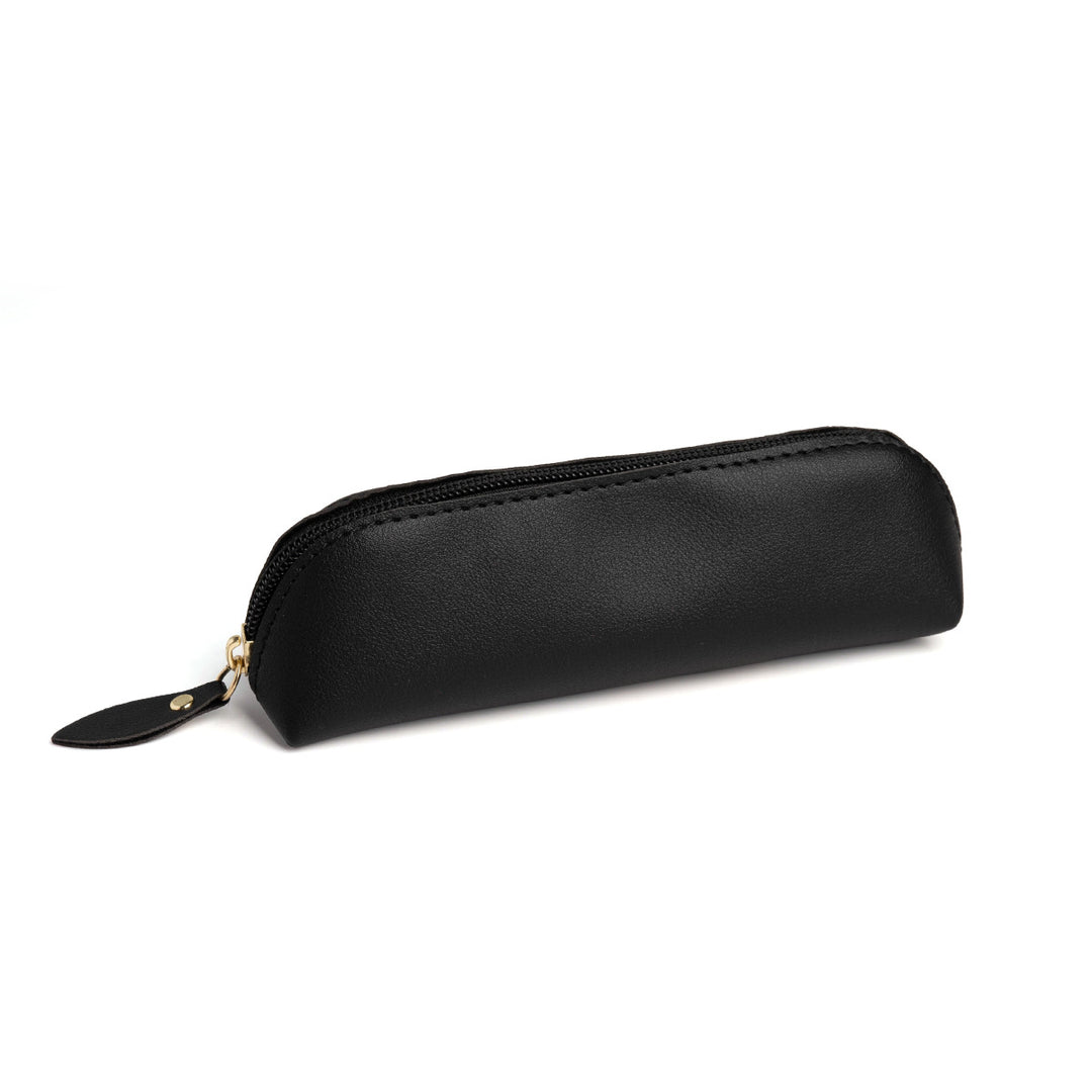 Premium Leather Zippered Pencil Case Stornfield
