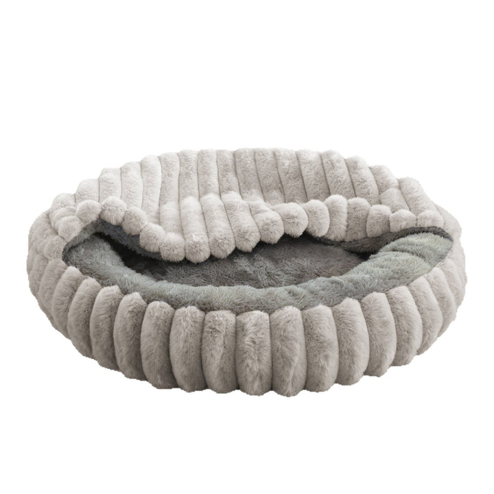 Ladies Cozy and Round Pet Bed with High Edge Stornfield
