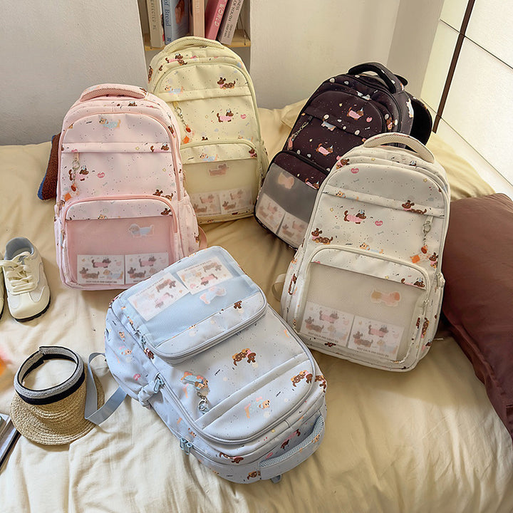 Fun Illustrated Pet-Themed Backpack Stornfield