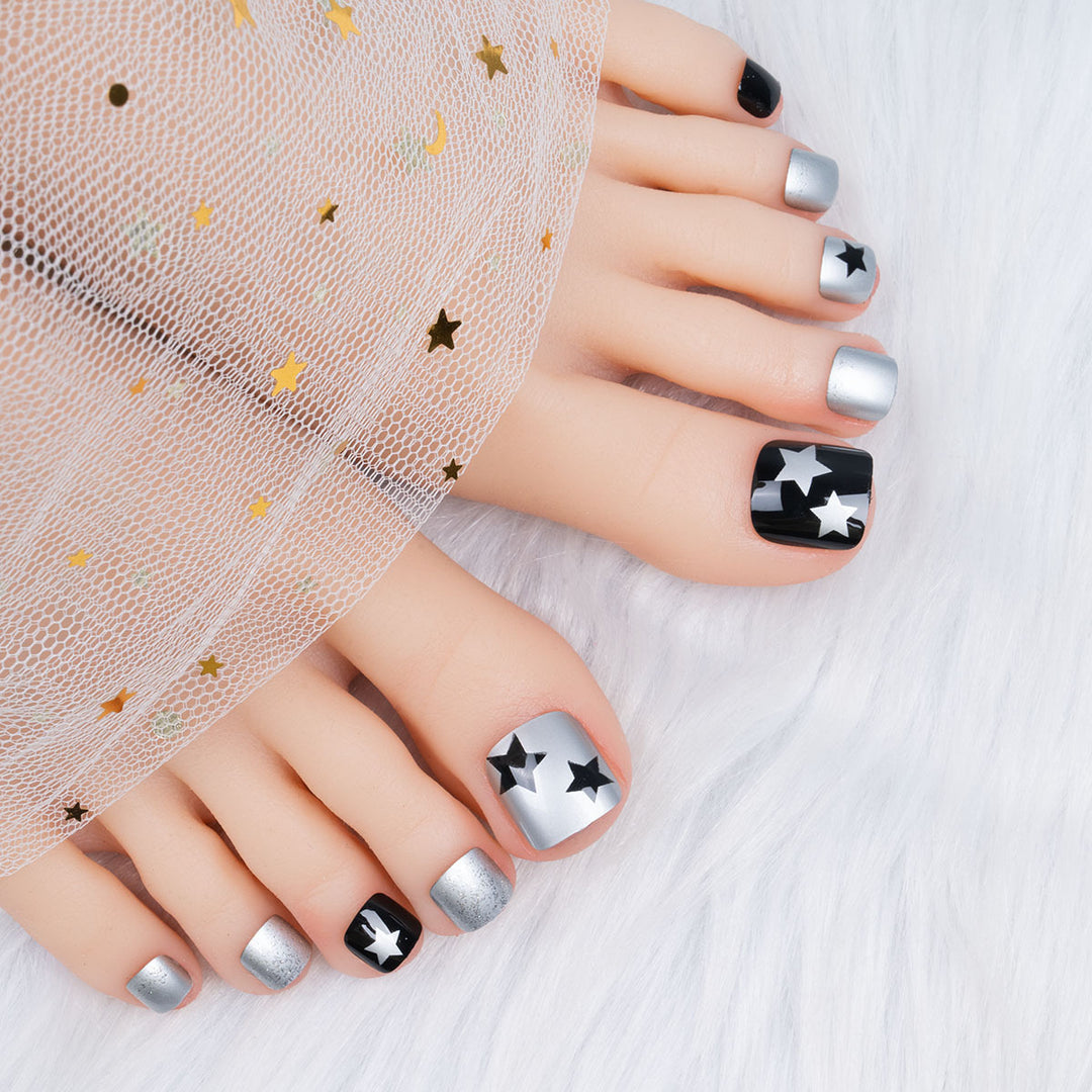 Star-Studded Nail Art
