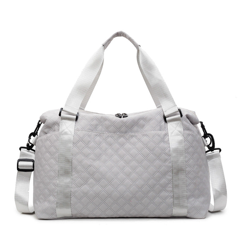 Quilted Fabric Travel Duffle Bag Stornfield