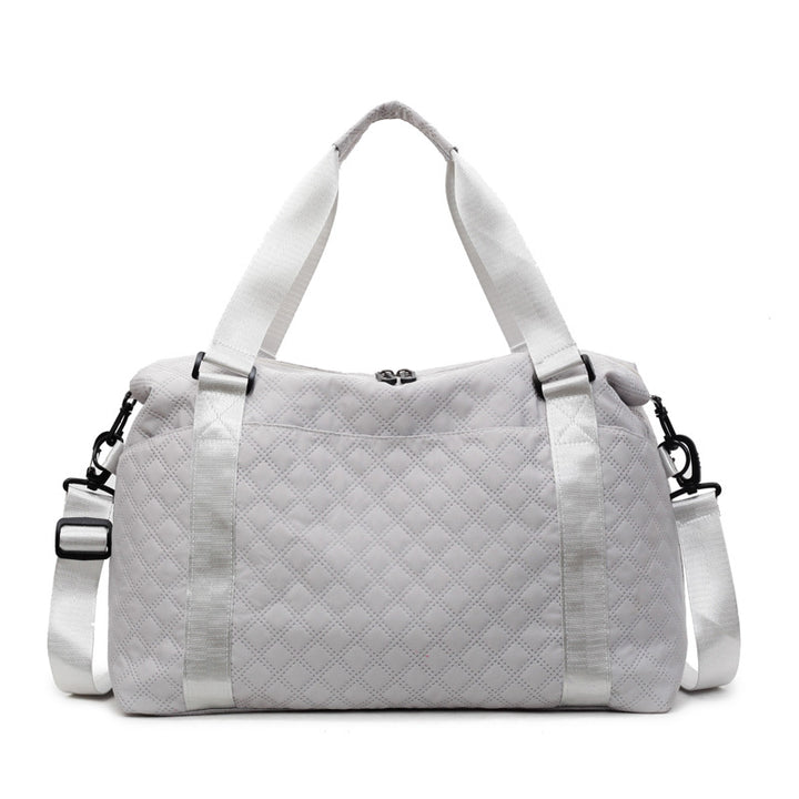 Quilted Fabric Travel Duffle Bag Stornfield