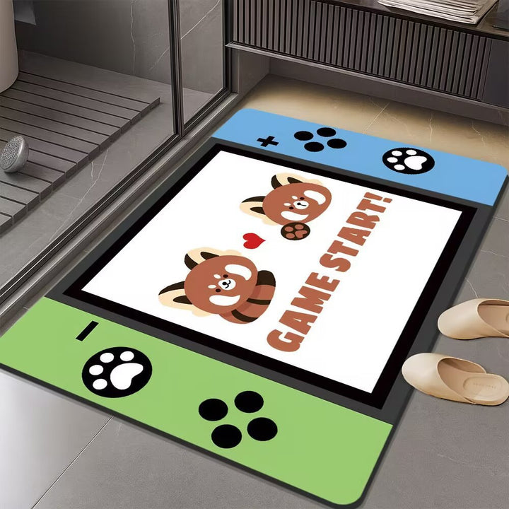 Gaming-Themed Bath Mat Stornfield