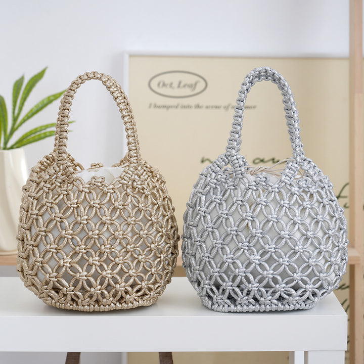 Handcrafted Shopper Bag Made of Fine Macramé Stornfield