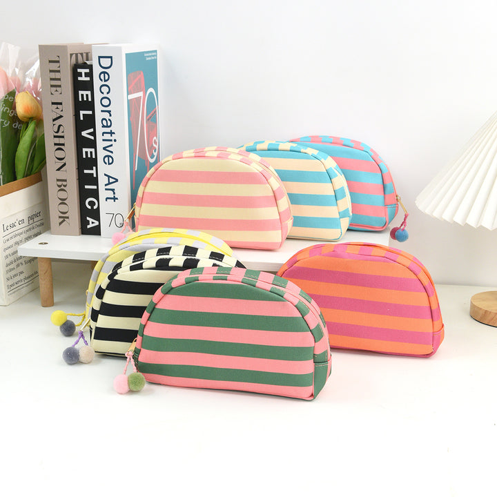 Cosmetic organizer with stylish striped pattern Stornfield