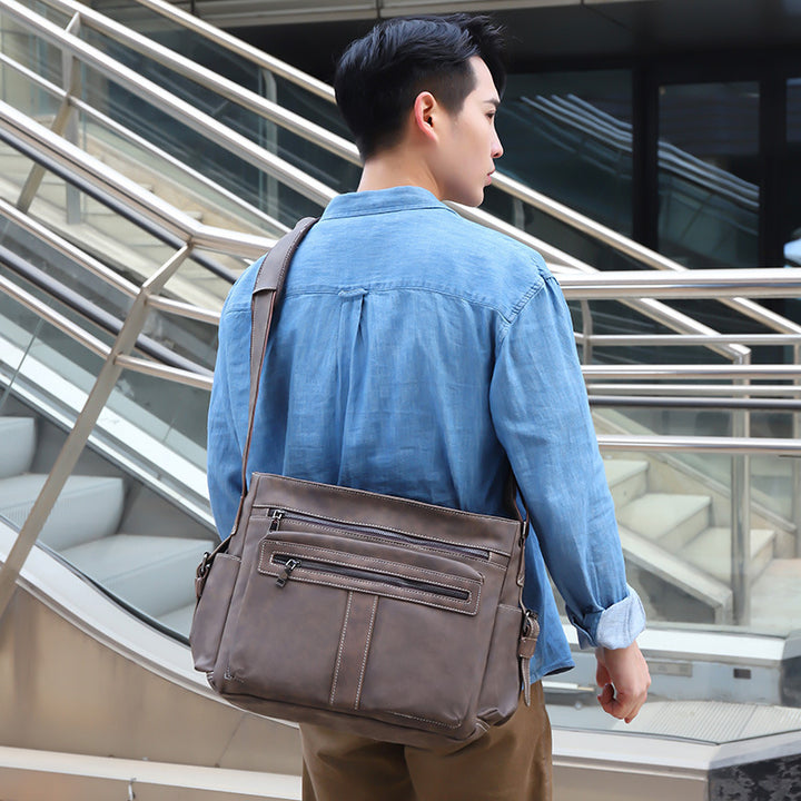 Shoulder bag with multiple compartments Stornfield