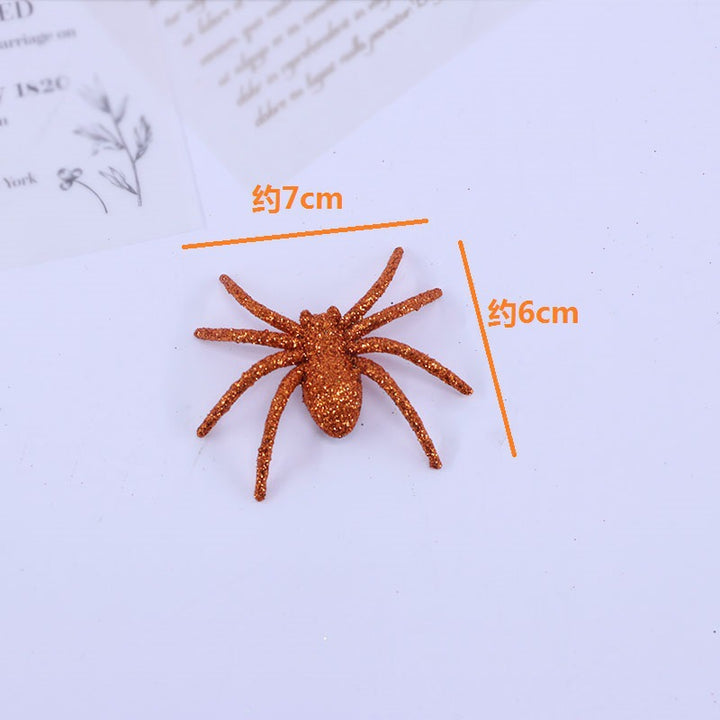 Glittered Halloween Spider Decoration Stornfield