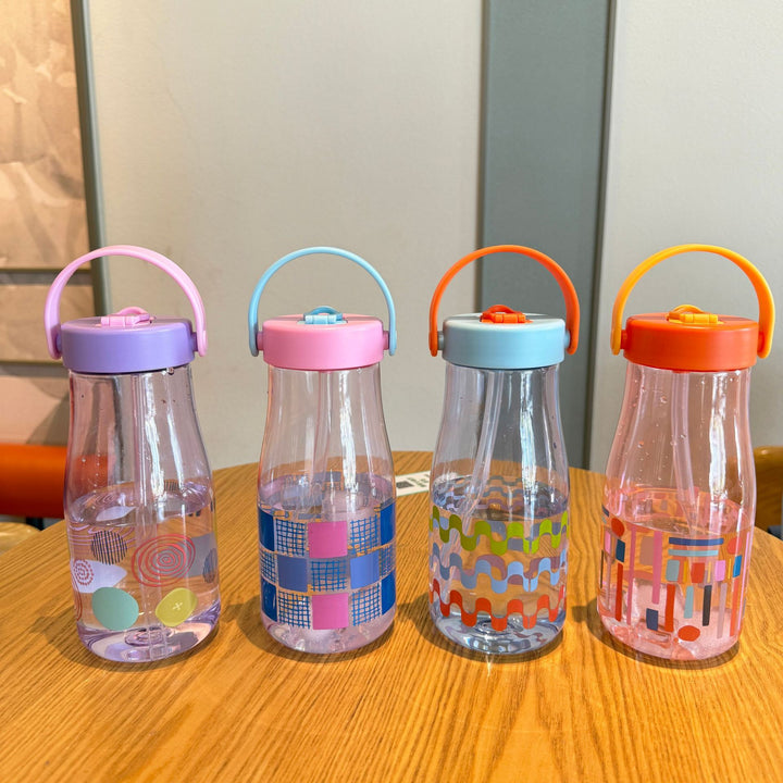 Women's Creative Water Bottle with Silicone Carrying Strap Stornfield
