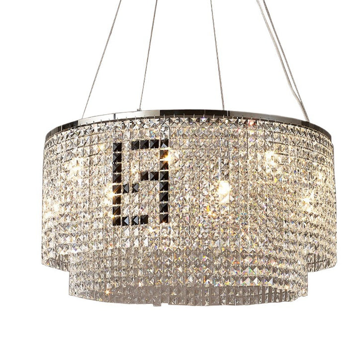 Crystal Drum Chandelier