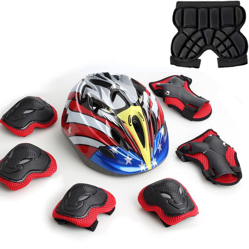 Safety Helmet and Protective Gear Set Stornfield