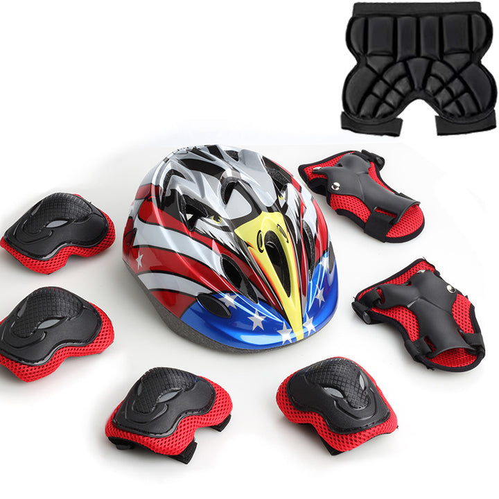 Safety Helmet and Protective Gear Set Stornfield