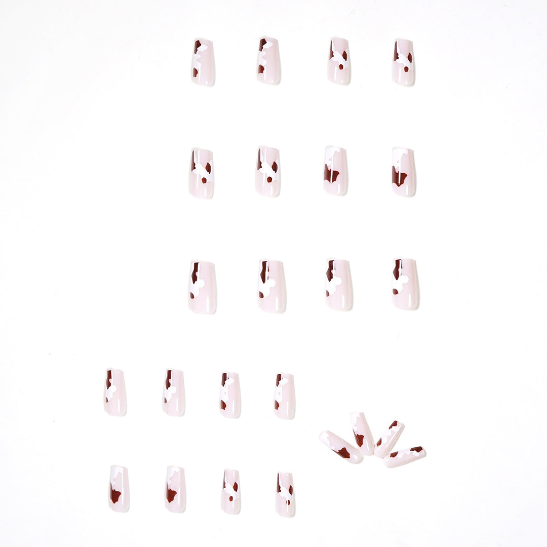 Artistic acrylic nails with elegant gradient and creative designs Stornfield