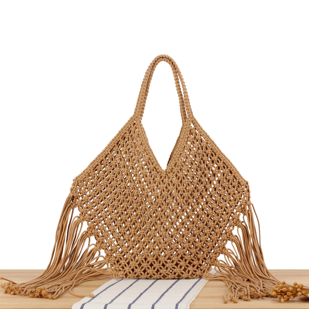 Large Macramé Shopping Basket Stornfield