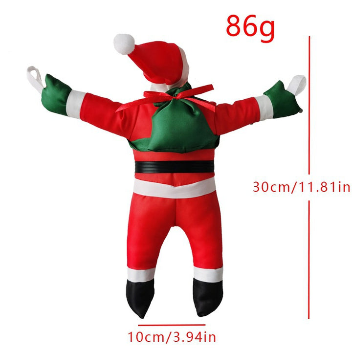 Decorative Santa Claus figure with movable arms