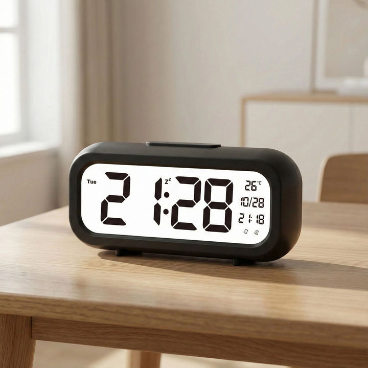Digital alarm clock with temperature display and large LED display Stornfield