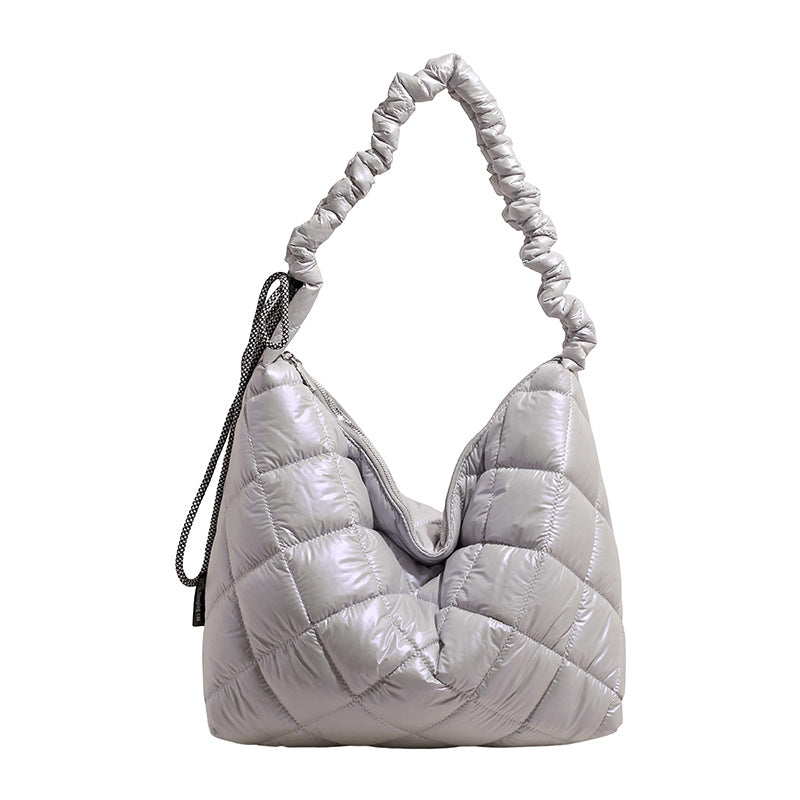 Quilted Puffer Shoulder Bag