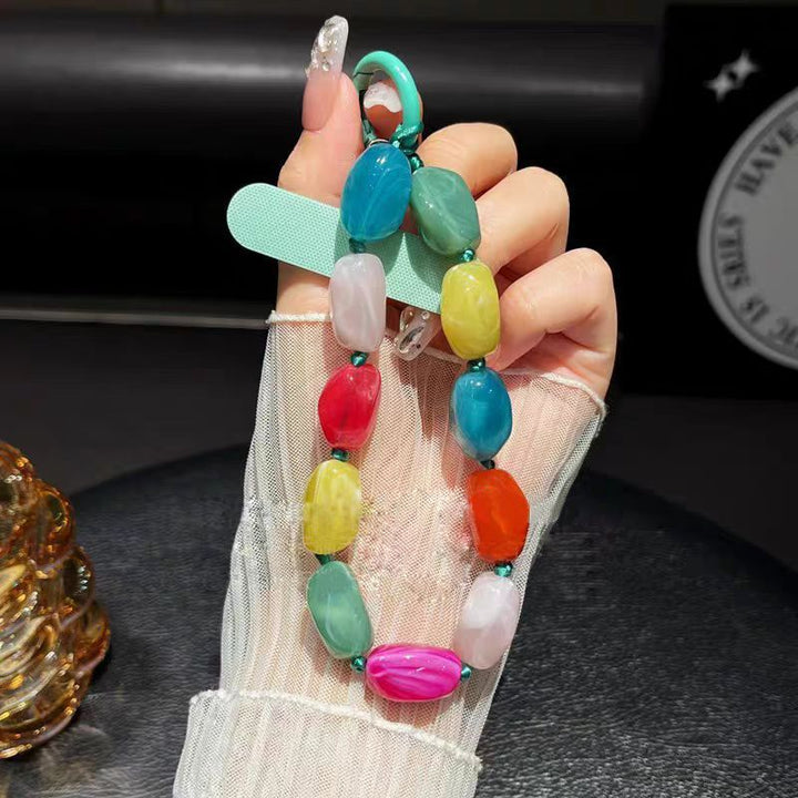 Vibrant Beaded Charm Key Holder Stornfield