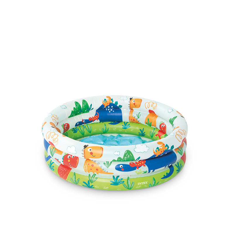 Women's Inflatable Paddling Pool with Colorful Dino Motifs Stornfield