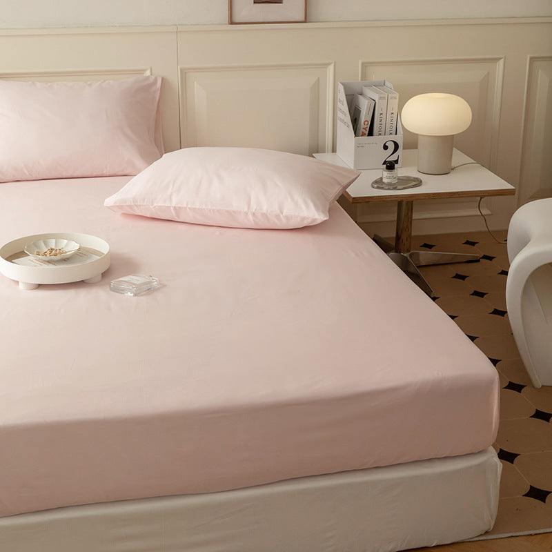 Extra-deep Jersey fitted sheet with premium cotton blend and all-around elastic
