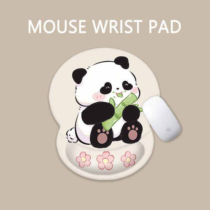 Cartoon-Themed Ergonomic Mouse Wrist Pad