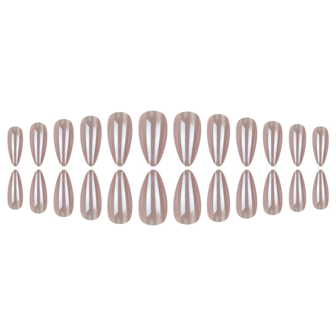 Elegant Glossy Stiletto Press-On Nails Stornfield
