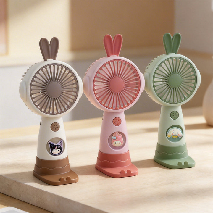 Cute Bunny-Themed Mini Handheld Fan Stornfield