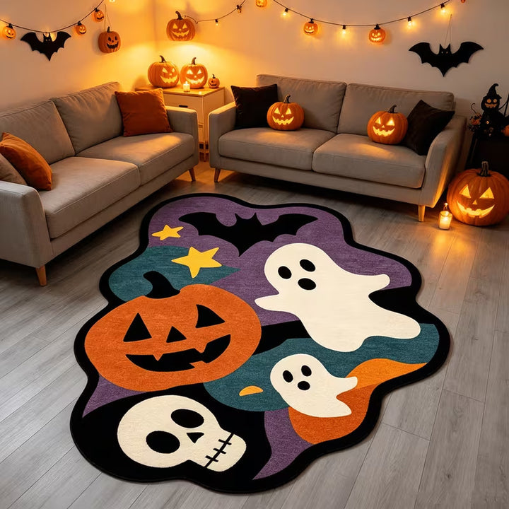 Gingerbread-Themed Area Rug