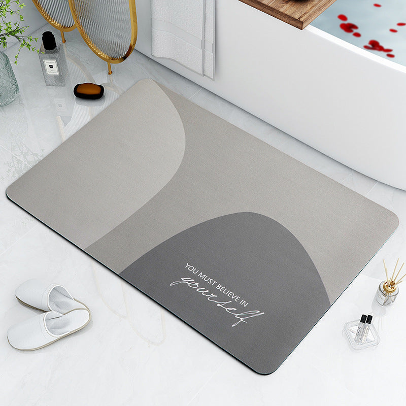 Inspirational Quote Bath Mat