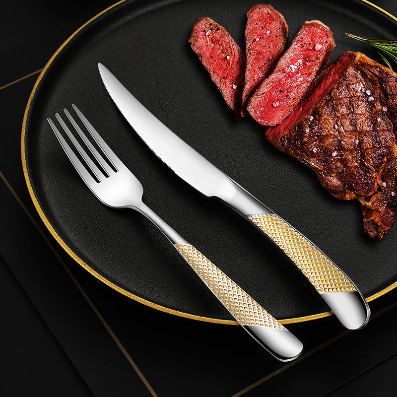 Fine and elegant table knife with non-slip handle Stornfield