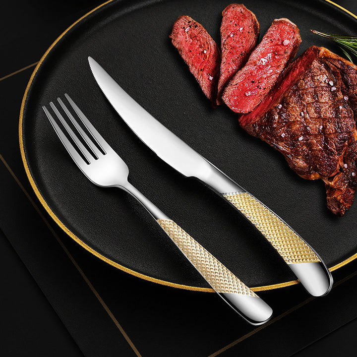 Fine and elegant table knife with non-slip handle Stornfield