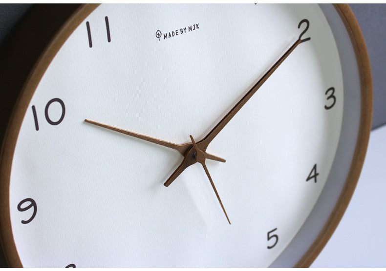 Stornfield | Simple Solid Wood Analog Wall Clock for Home – Timeless and Elegant!