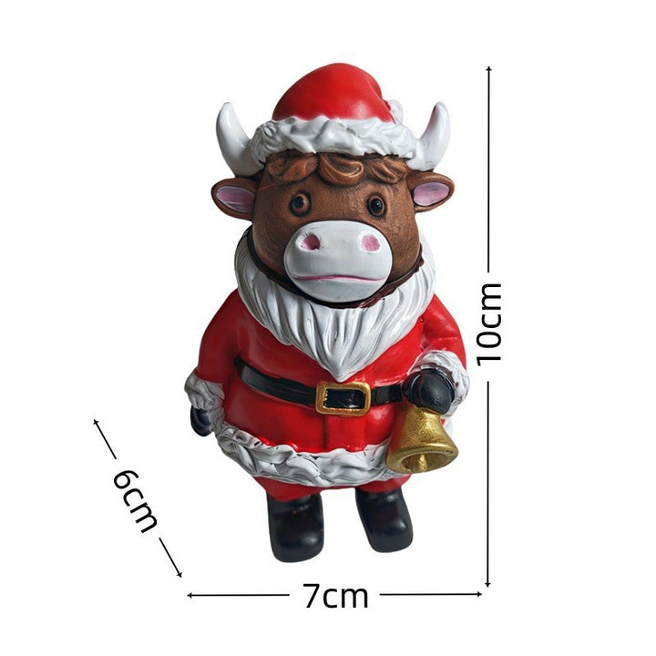 Christmas decoration figure in Highlands cattle design Stornfield