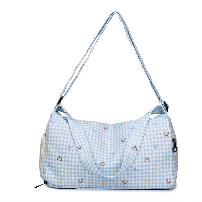 Sporty shoulder bag with unique star pattern Stornfield