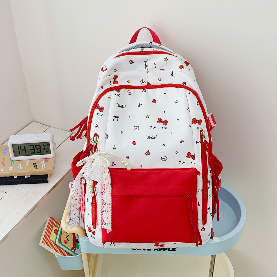 Leisure backpack with charming design and practical compartments Stornfield
