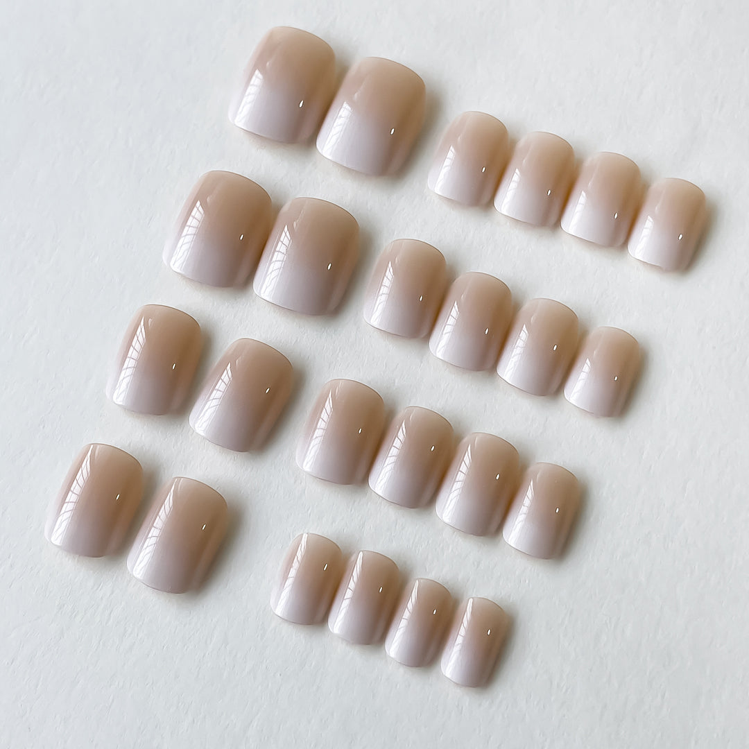 Classic Square-Shaped Press-On Nails