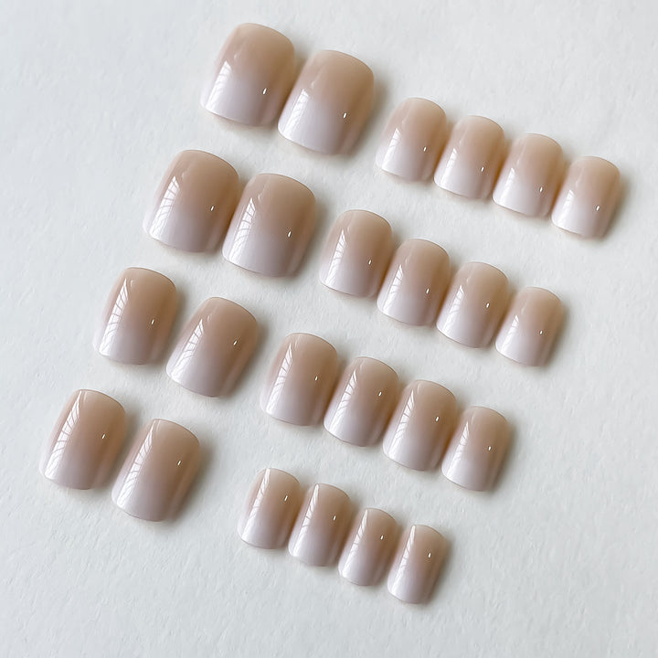 Classic Square-Shaped Press-On Nails