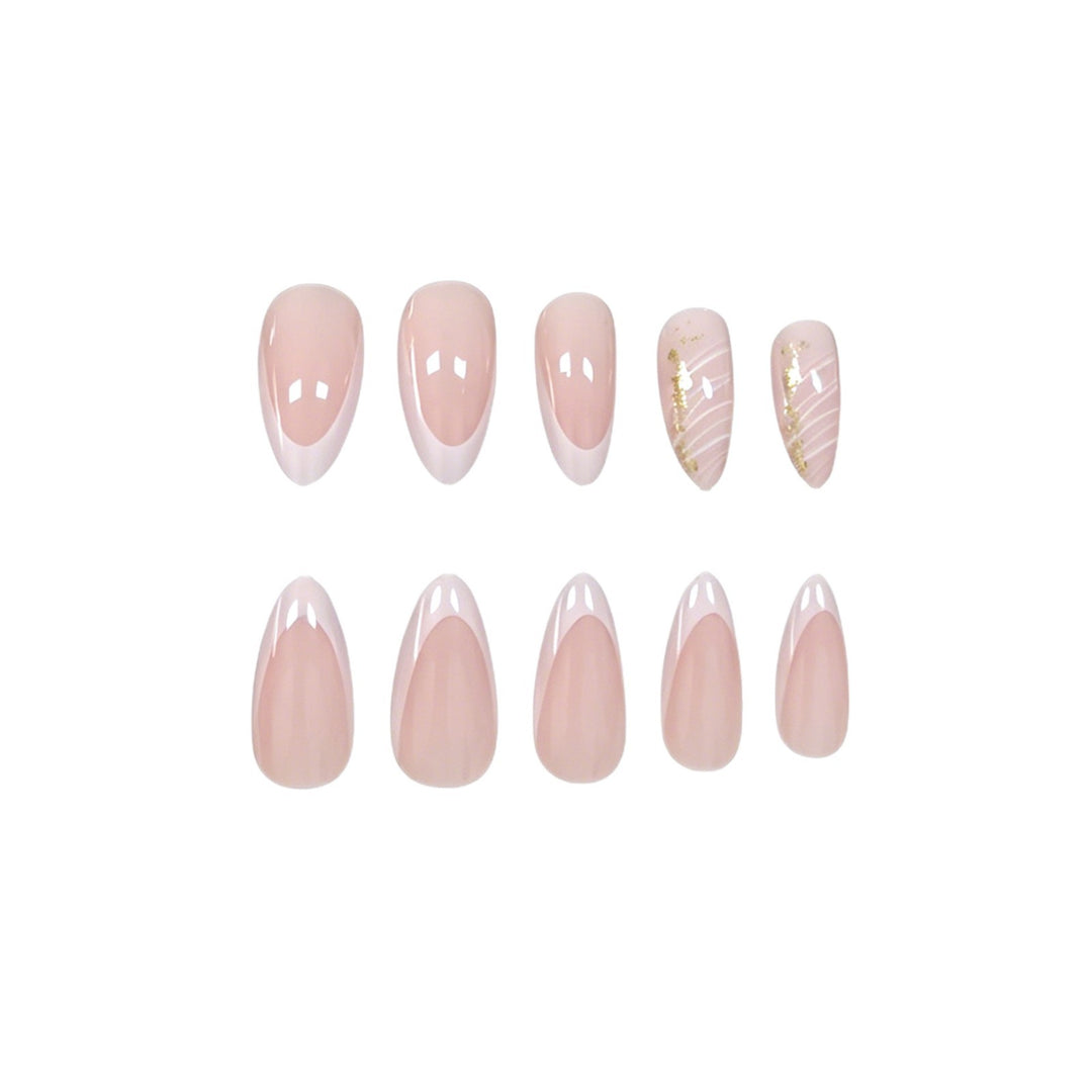 Elegant French Tip Gel Nail Enhancements Stornfield 1789915803
