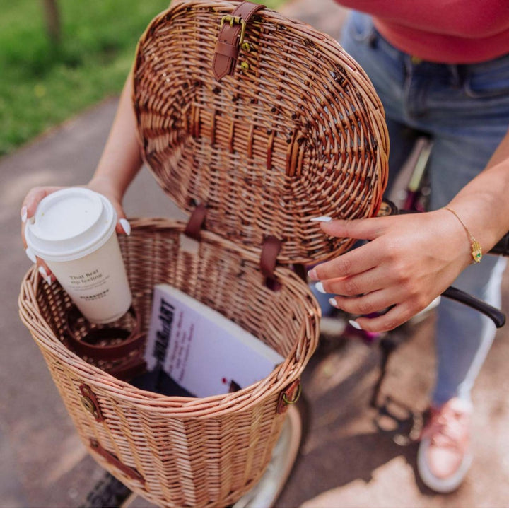 Women's picnic basket with insulated cooling function and high-quality woven design Stornfield
