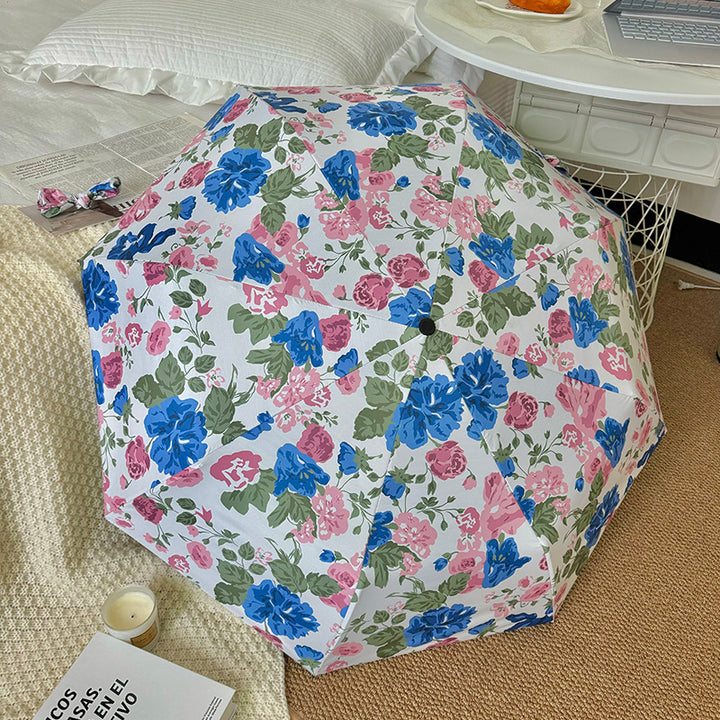 Women's Folding Umbrella with High-Quality Floral Design Stornfield
