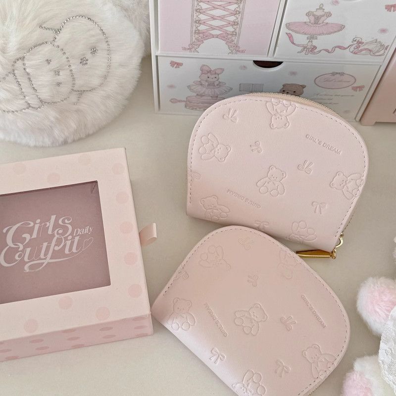 Cute Cartoon-Embossed Mini Pouch Stornfield
