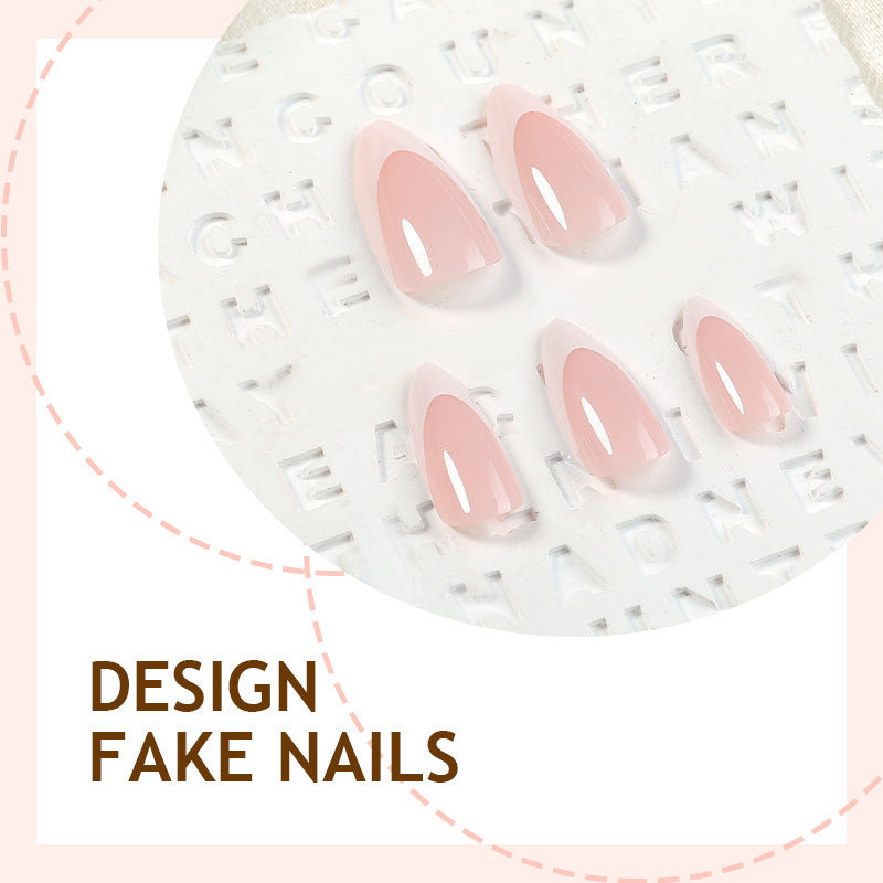Artificial nail set with trendy, minimalist design Stornfield