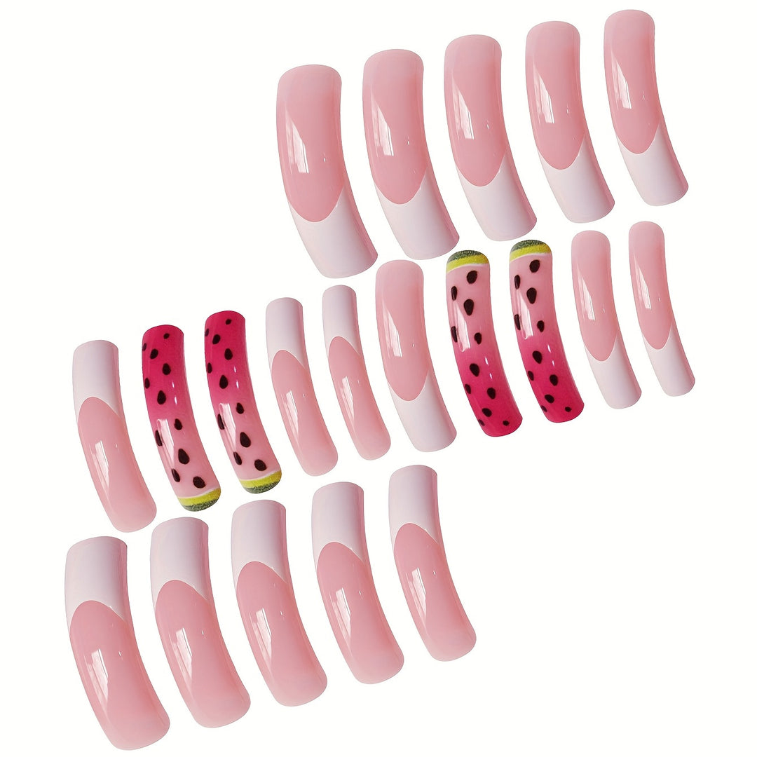 Creative Watermelon-Themed Nail Art Set Stornfield