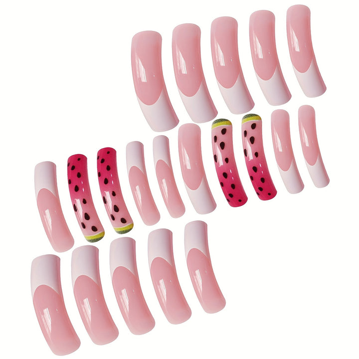 Creative Watermelon-Themed Nail Art Set Stornfield