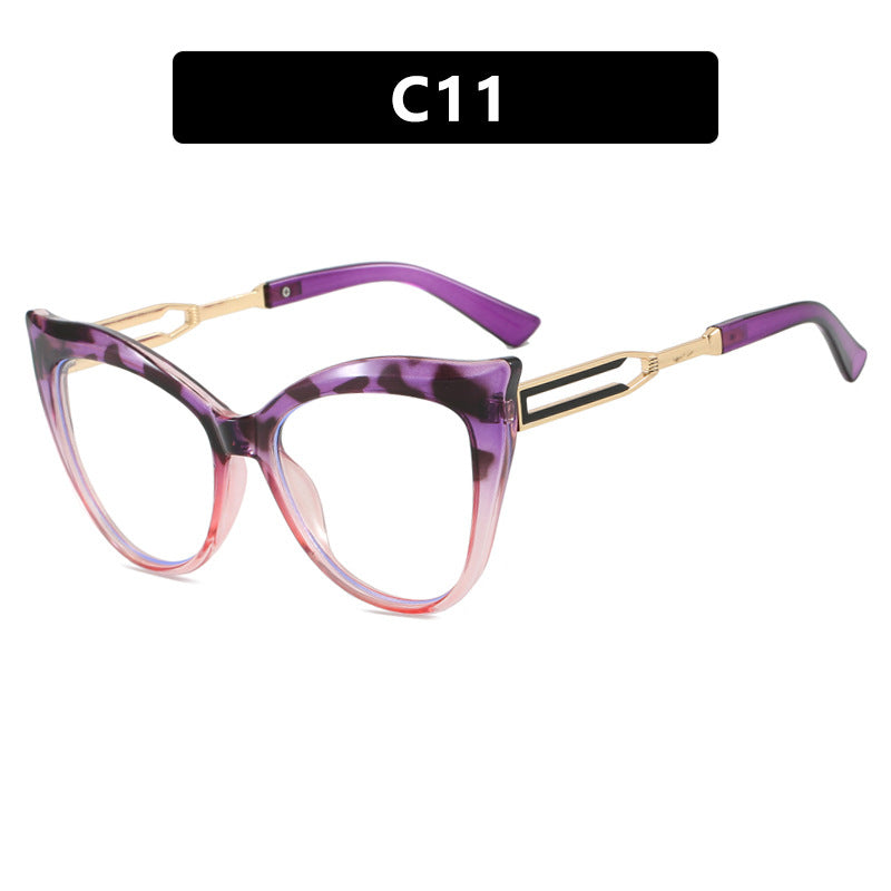 Ladies cat-eye glasses with elegant metal frame Stornfield